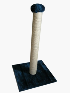 Tigga-Cat-Scratch-Pole-74cm-Blue-Fur-amp-Rope-(57763)