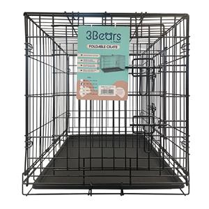 3Bears-Foldable-Dog-Cage-with-Divider-78x48x54cm-(5340020)