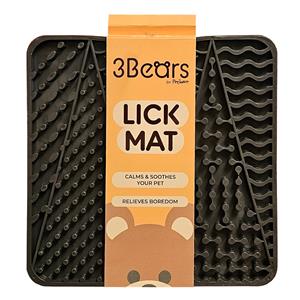 3Bears-LickMat-Pattern-Medium-Grey-(3B5039AM)