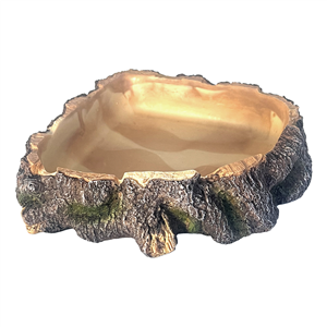 AquaWorld-Reptile-Resin-Wood-Bowl-Style-2-Medium-19x19x5cm-(AQR220B)