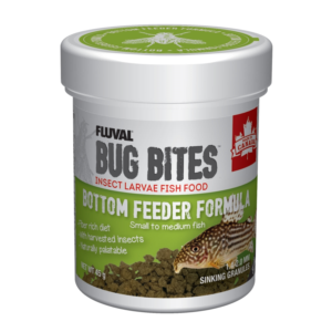 Fluval-Bug-Bites-Bottom-Feeder-Formula-45g-Small-to-Medium-Fish-Sinking-Granules-(A6362)