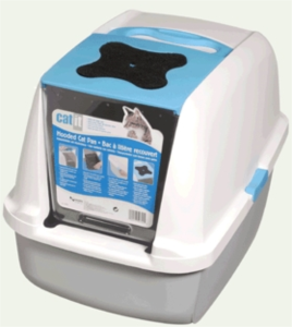 Catit-Hooded-Litter-Pan-Blue-(50701)