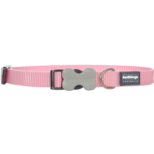Red-Dingo-Dog-Collar-Plain-Pink-Medium-20mm-x-30-47cm-(DIN2451)