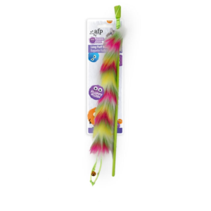 AFP-Furry-Ball-Cat-Long-Fluff-Wand---Pink-And-Green-(2811)