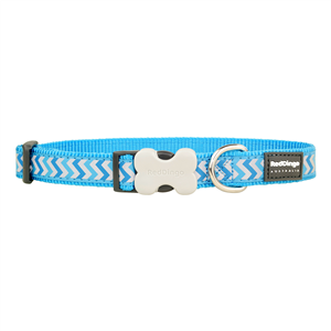 Red-Dingo-Dog-Collar-Reflective-Ziggy-Turquoise-Small-12mm-x-20-32cm-(DIN1798)