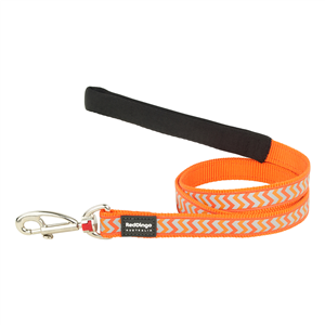 Red Dingo Black Reflective Ziggy Lead