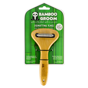Bamboo-Groom-Dematting-Rake-With-SS-Serrated-Blades-Small---Medium-(166781)