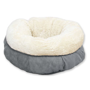 AFP-Lambswool---Donut-Bed---Grey-(2136)