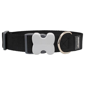Red-Dingo-Dog-Collar-Classic-Black-Wide-40mmx-37-55cm-(DIN1981)
