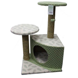 Tigga-Cat-Scratch-2-Platforms-amp-Poles-with-Cubby-5036H64cm-(91612)