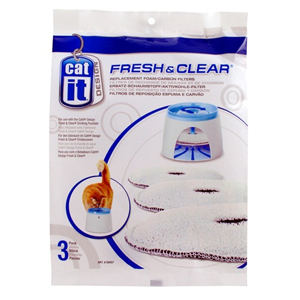 Catit-Carbon-Replacement-Foam-Cart-3-Pack-For-Fresh-amp-Clear-Fountain-(50057)