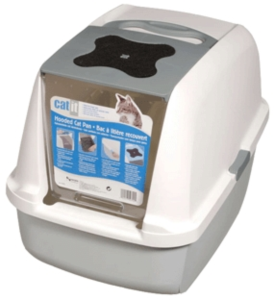 Catit-Hooded-Litter-Pan-Grey-(50702)