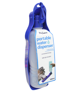 Petware-Water-Dispenser-Dog-500ml-Blue-(26023)