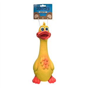 3Bears-Latex-Chicken-18cm-Yellow-(384079)