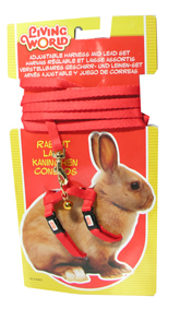 Living-World-Rabbit-Harness-amp-Lead-Set-Red-(60855)