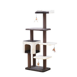 PP-Cat-Scratcher-Midnight-Molly-Cream-58x38x154cm-(PP5469CC)
