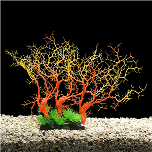 AquaWorld-Coral-Tree-28cm-Orange-(AQP3468)