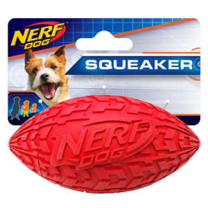 Nerf-Tire-Squeaker-Football-Red-10cm-(N1567)