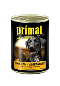 Primal-Dog-Food-Chicken-amp-Vegetable-390g-Can-Outer-/-12-(60045)